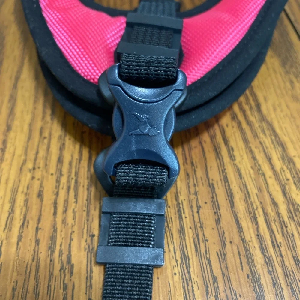 Gooby Pink and Black Dog Harness